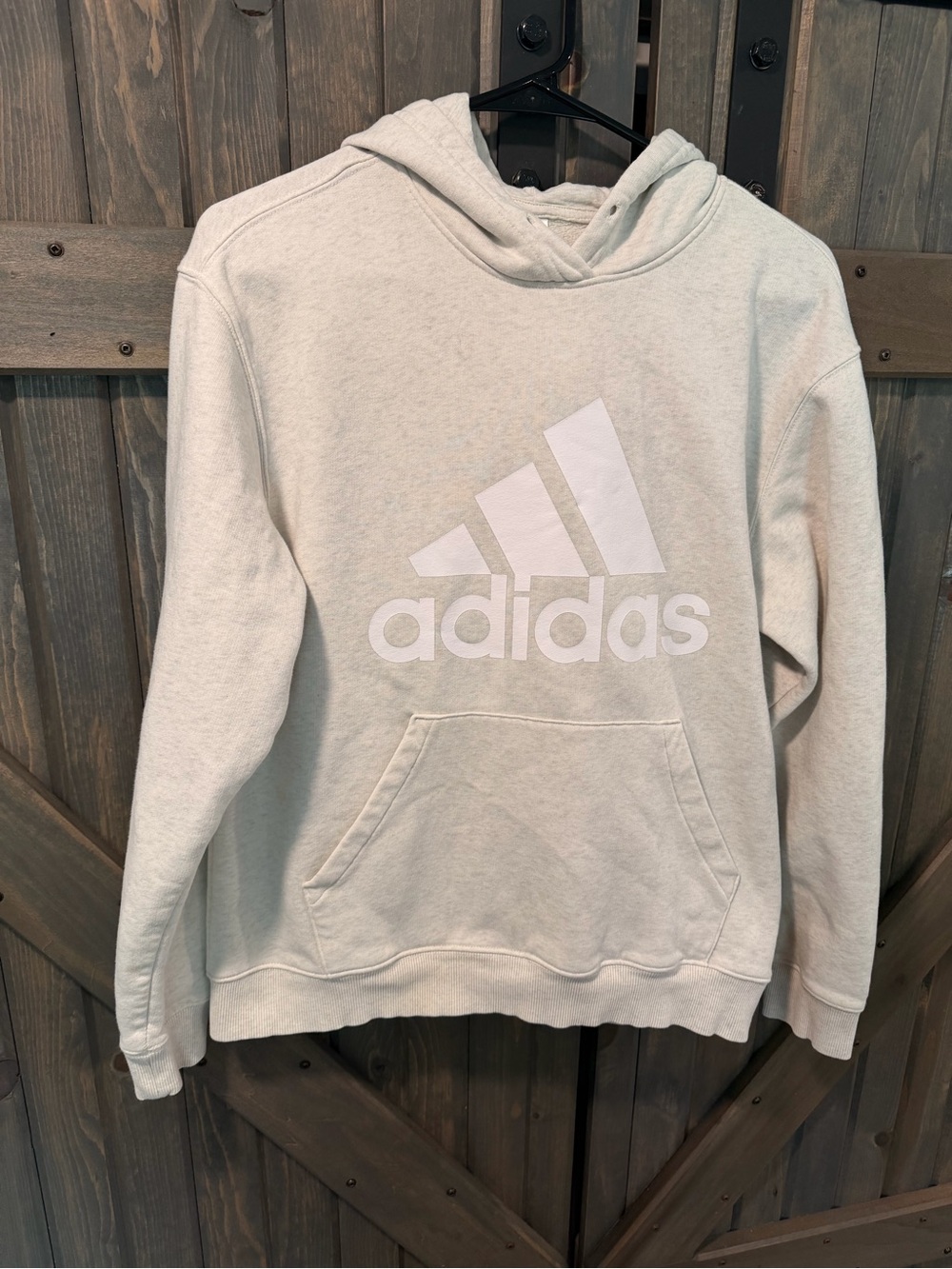 Adidas Cream Pullover Hoodie